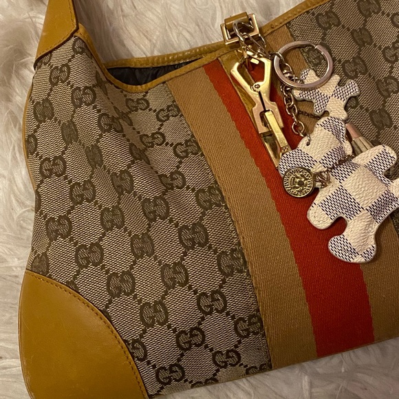 Rare vintage gucci monogram jackie hand bag - Picture 7 of 15